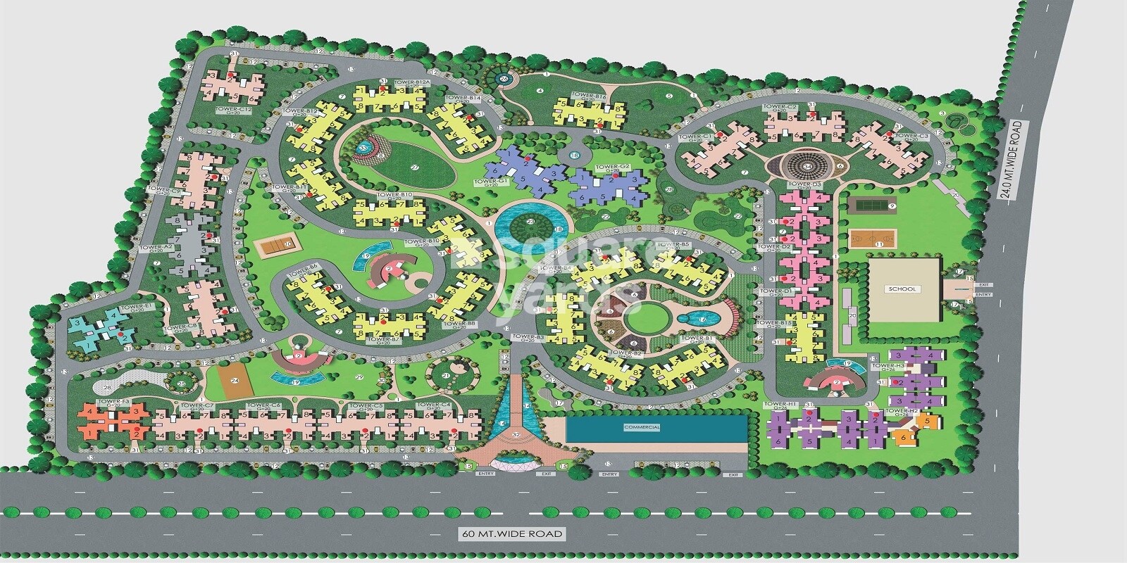 Supertech King Towers Master Plan 1
