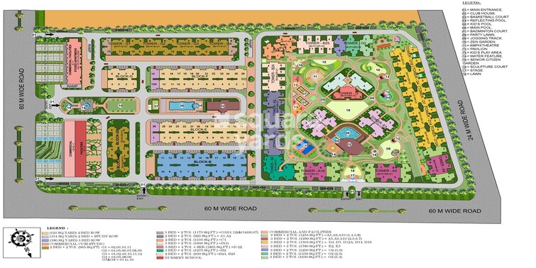 Supertech Oxford Square Master Plan Image
