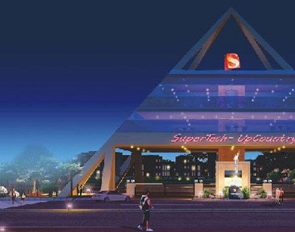 Supertech Up Country Plot Entrance View