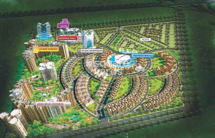 Supertech Up Country Villa Tower View