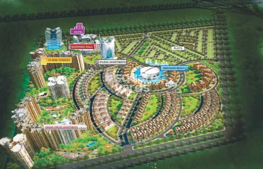 Supertech Up Country Villa Tower View