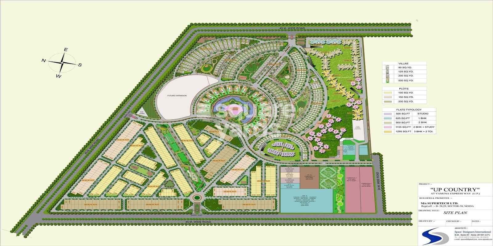Supertech UpCountry Safari Studios Master Plan 1