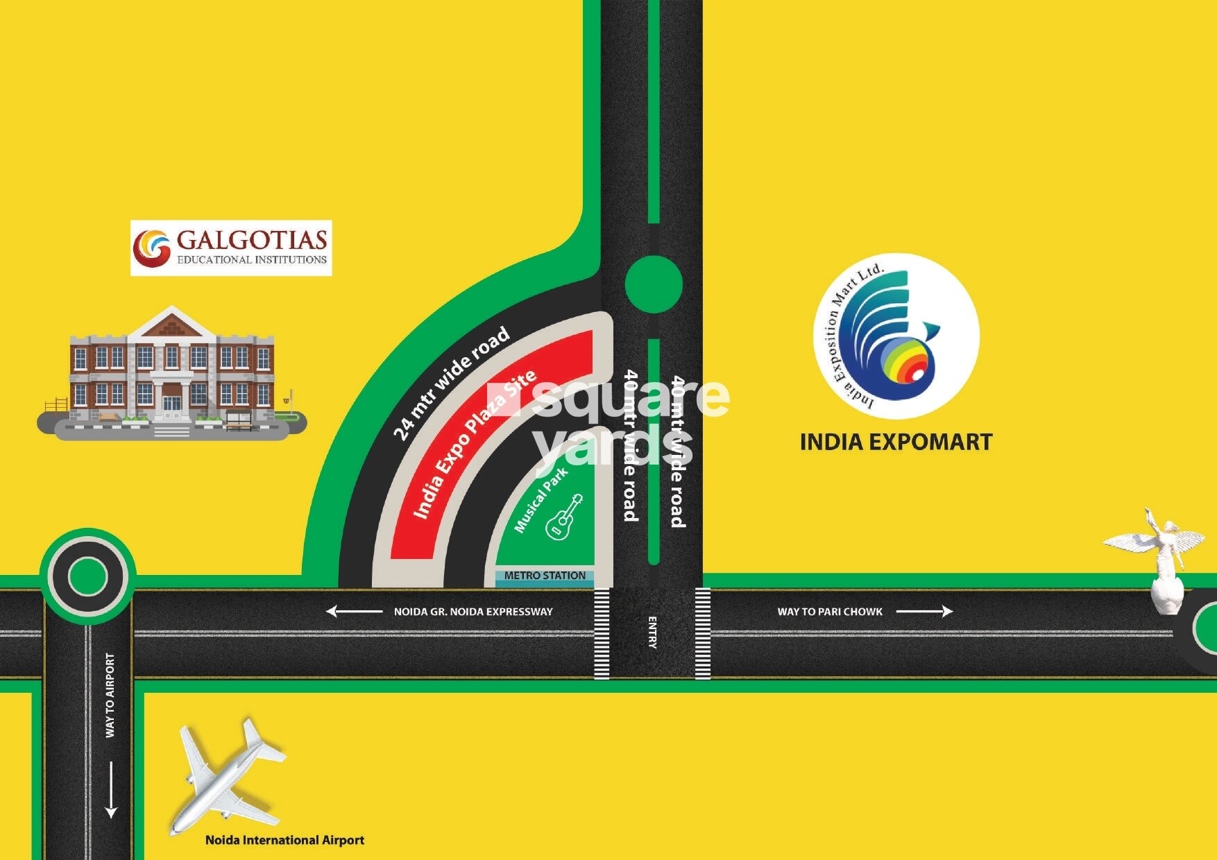 SVG India Expo Plaza Location Image