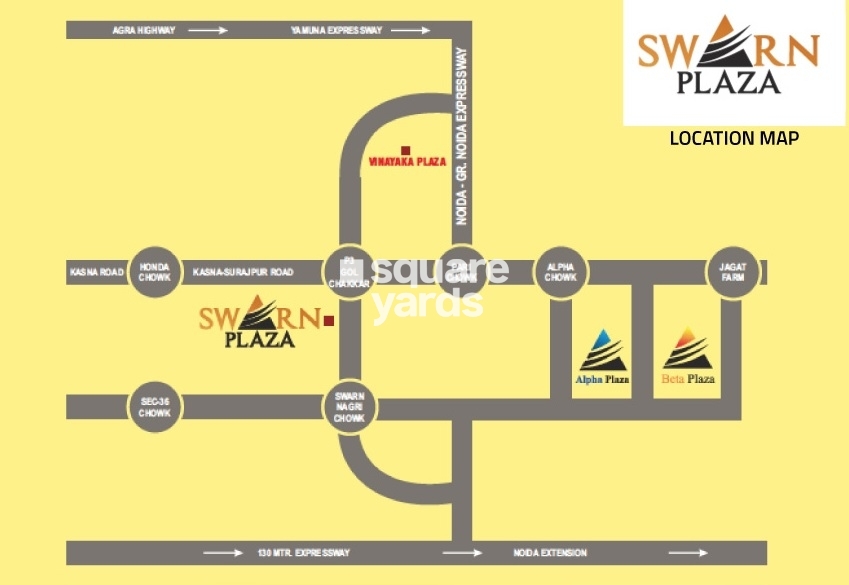 SVG Swarn Plaza Location Image