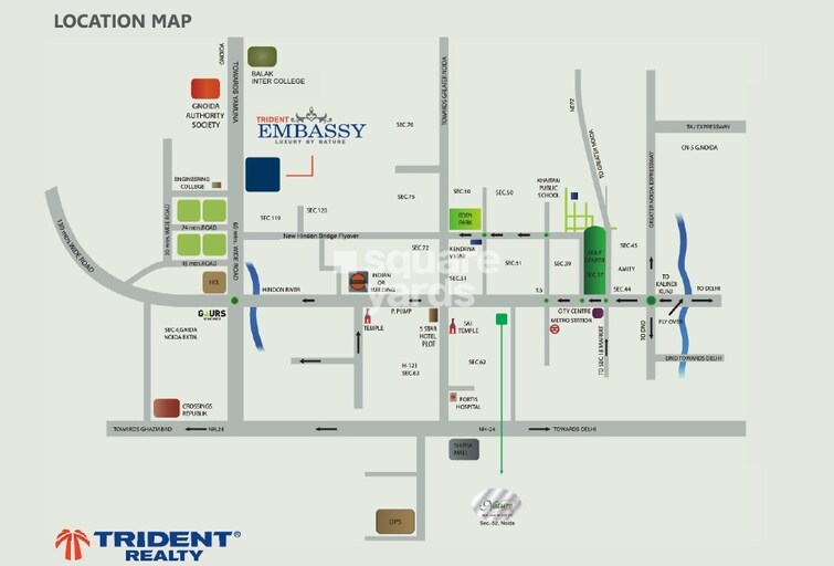 Trident Embassy Location Image