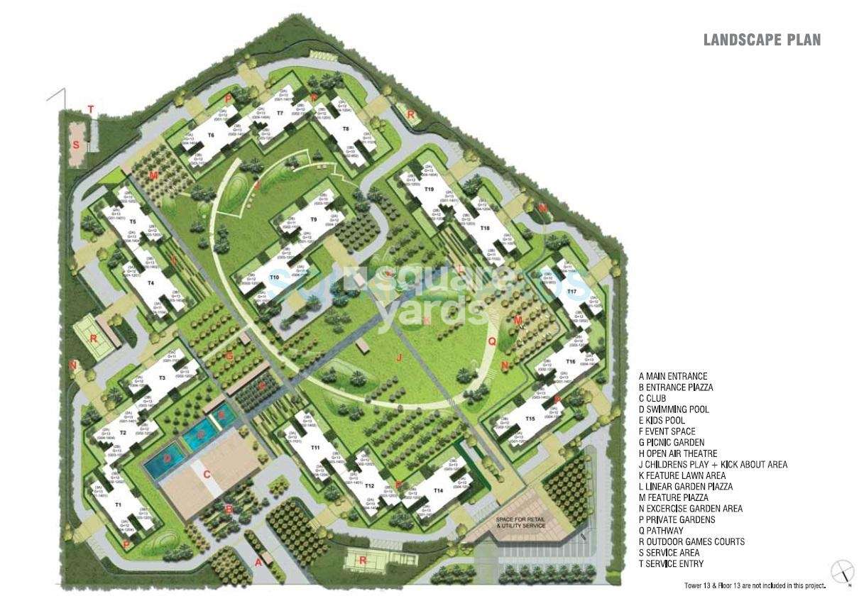 unitech habitat master plan image1
