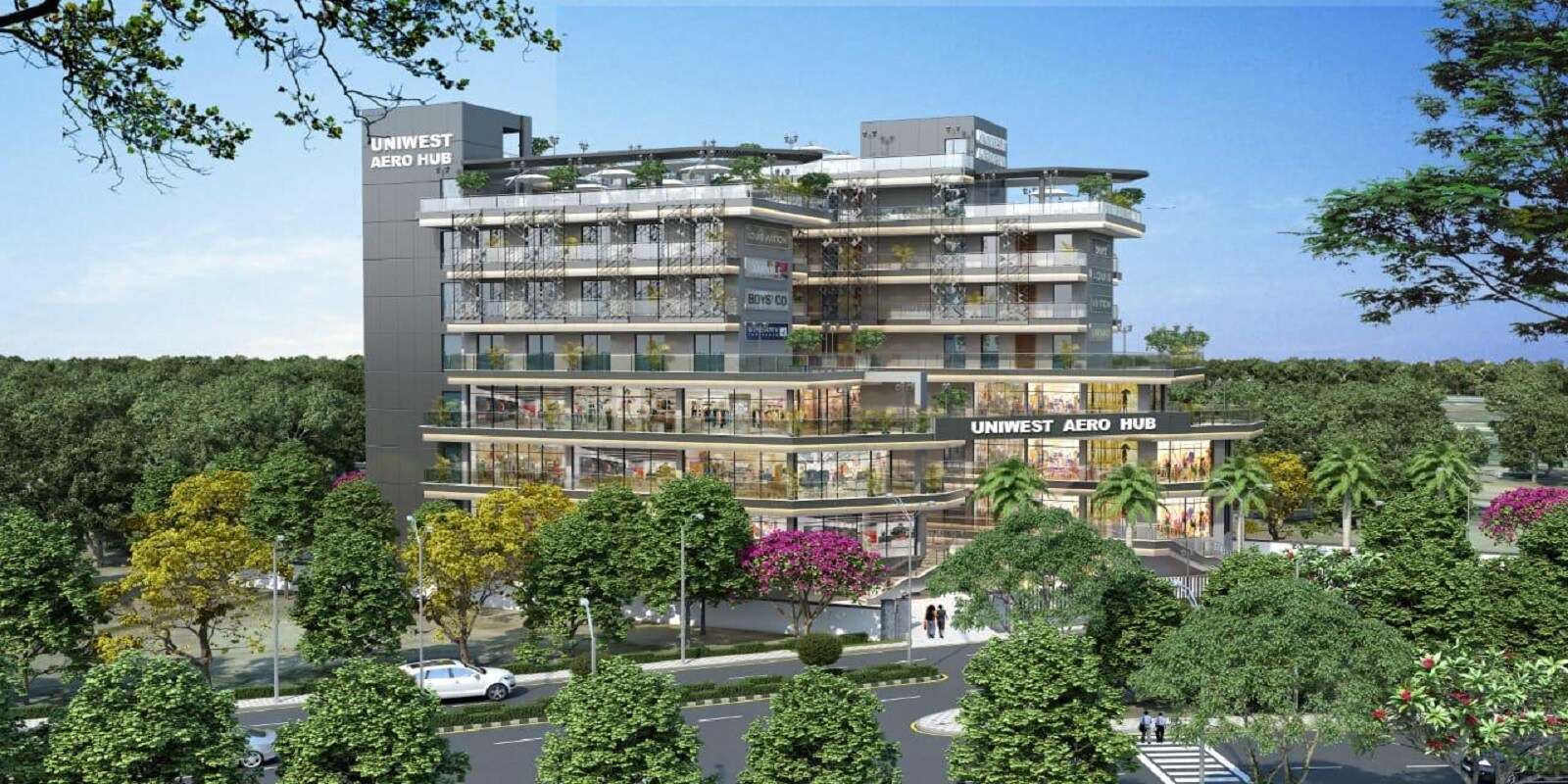 Uniwest Aero Hub, Sector 22D Yamuna Expressway, Greater Noida