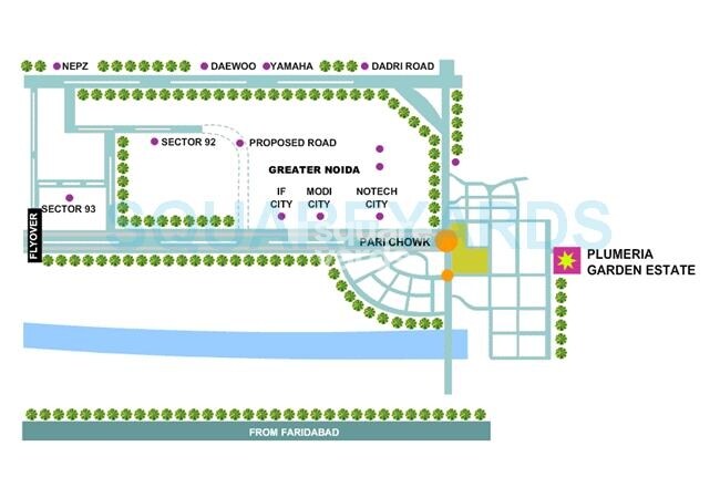 Uppal Plumeria Garden Estate Location Image