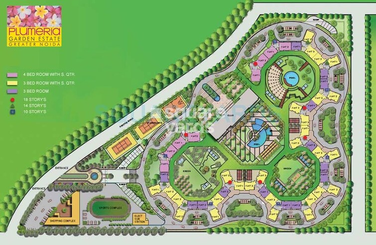 Uppal Plumeria Garden Estate Master Plan Image