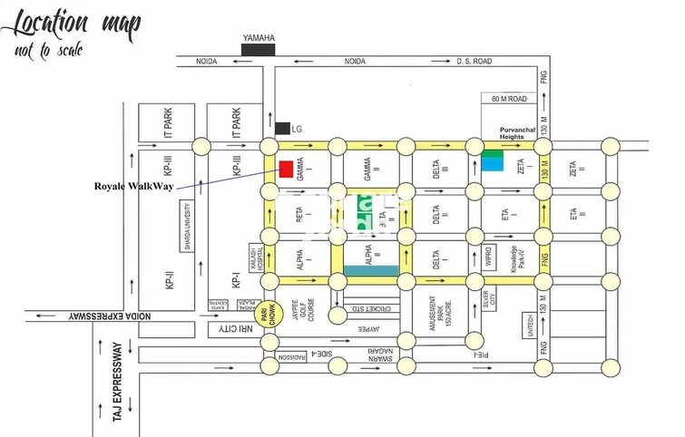 Vidhi Royal Walkway Location Image