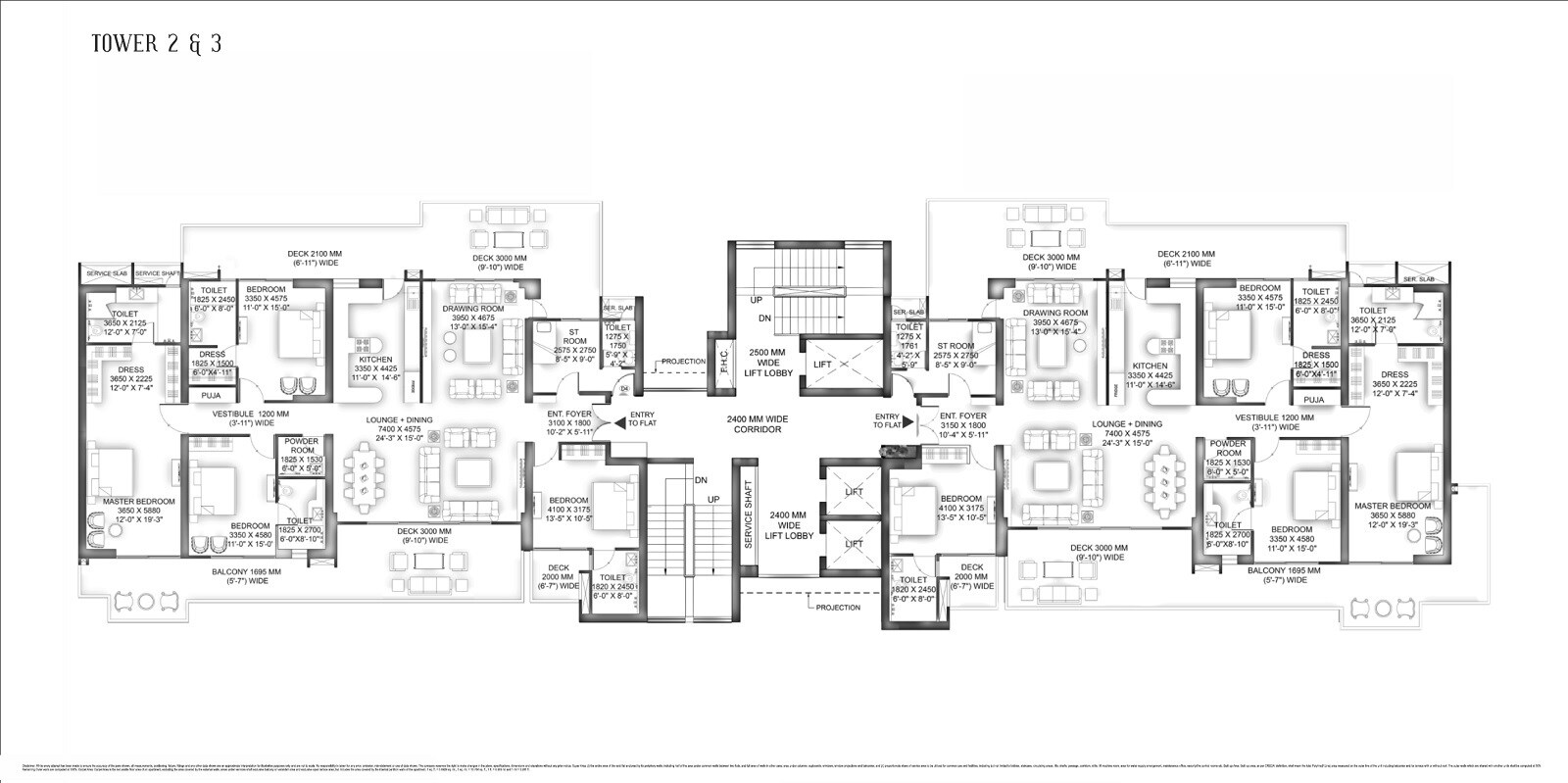 VVIP Addresses Greater Noida West Floor Plans 1