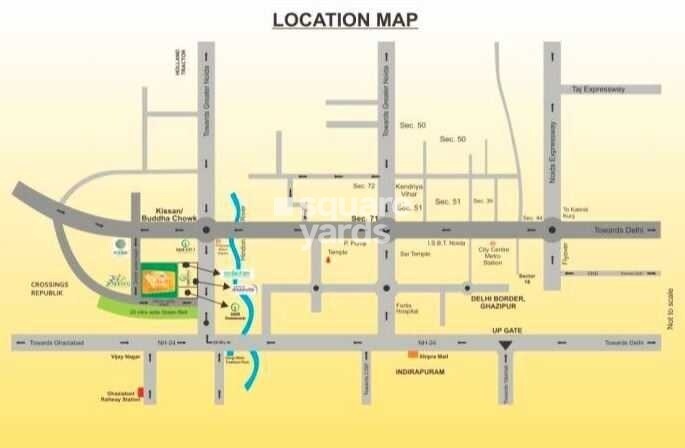 VVIP Iconic Towers Location Image