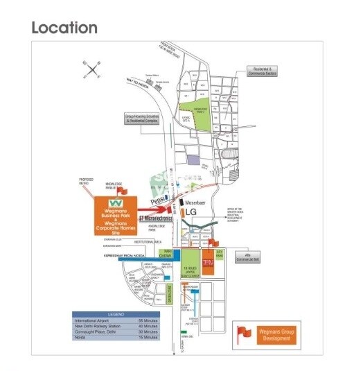 Wegmans Business Park Location Image