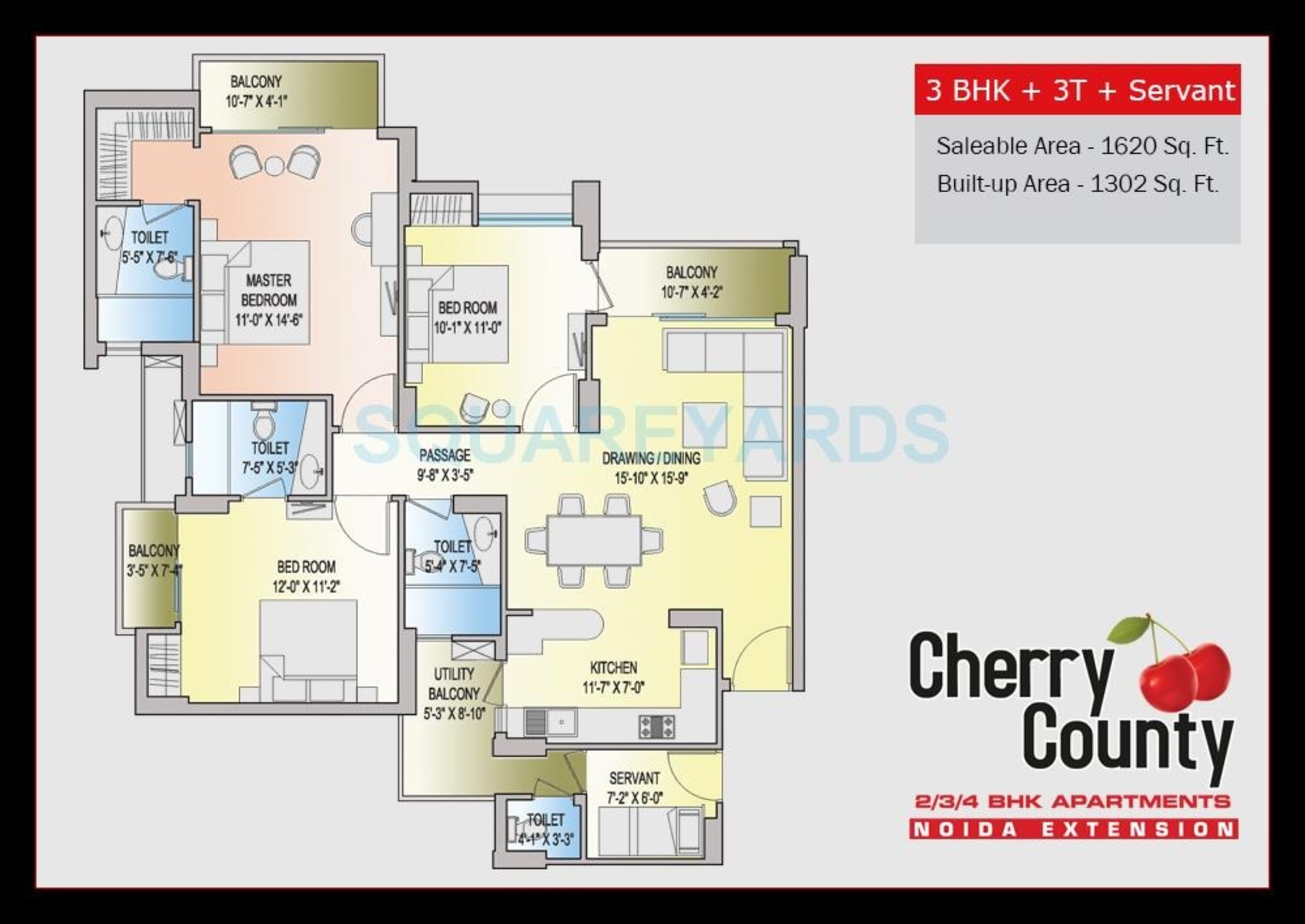 aba cherry county apartment 3bhk sq 1620sqft 51