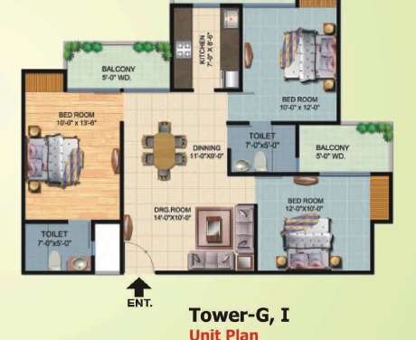 ajnara homes phase 2 apartment 3bhk 1290sqft 20202023162035