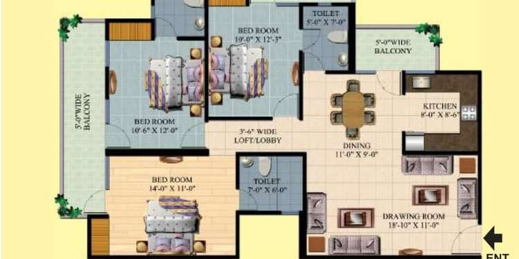 ajnara homes phase 2 apartment 4bhk 1710sqft 20202023162055