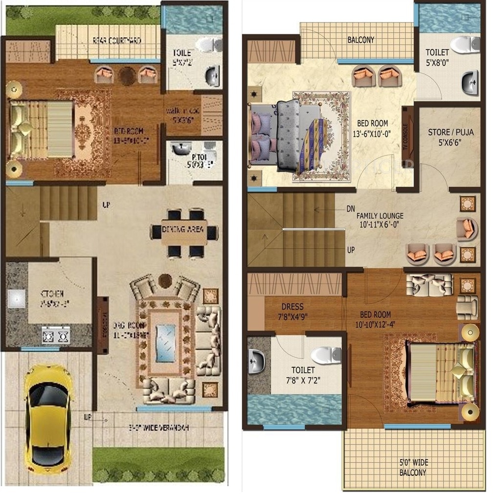 3 BHK 1690 Sq. Ft. Villa