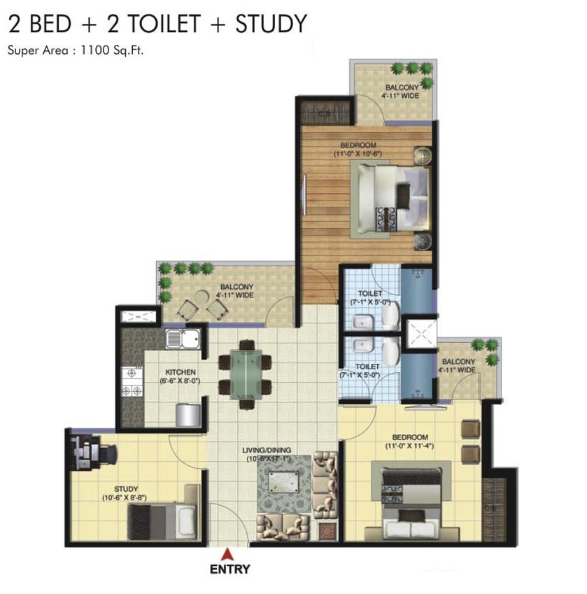 Amrapali Jaura Heights Floor Plans - Amrapali Leisure Valley, Greater Noida