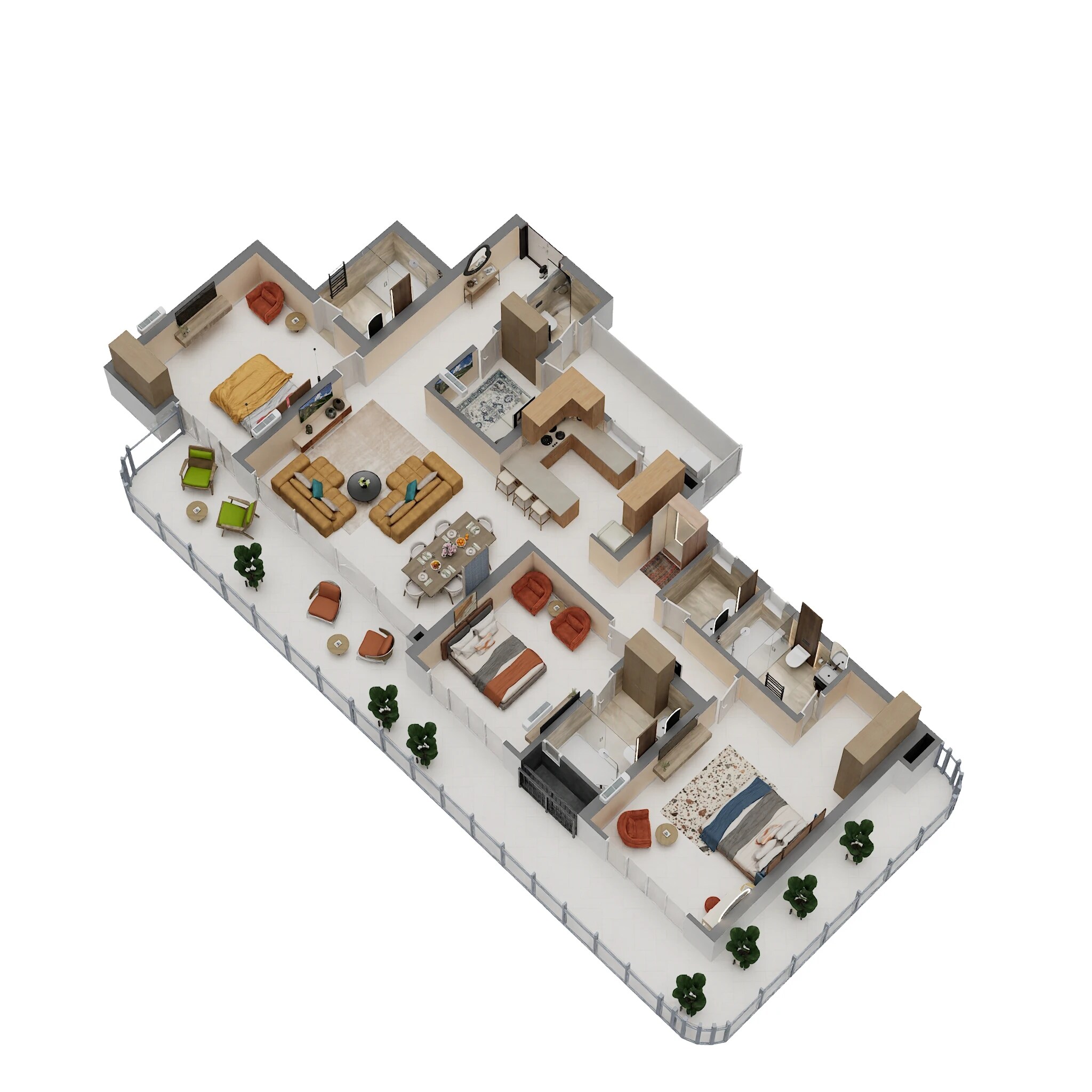 3 BHK 2875 Sq. Ft. Apartment