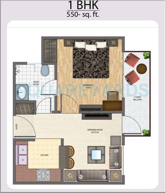brys indiahomz apartment 1bhk 550sqft 1