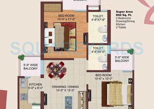 bulland calisto phase 2 apartment 2 bhk 850sqft 20212010142046