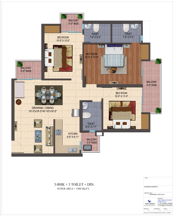 cosmos shivalik homes 2 apartment 3bhk 1500sqft 1