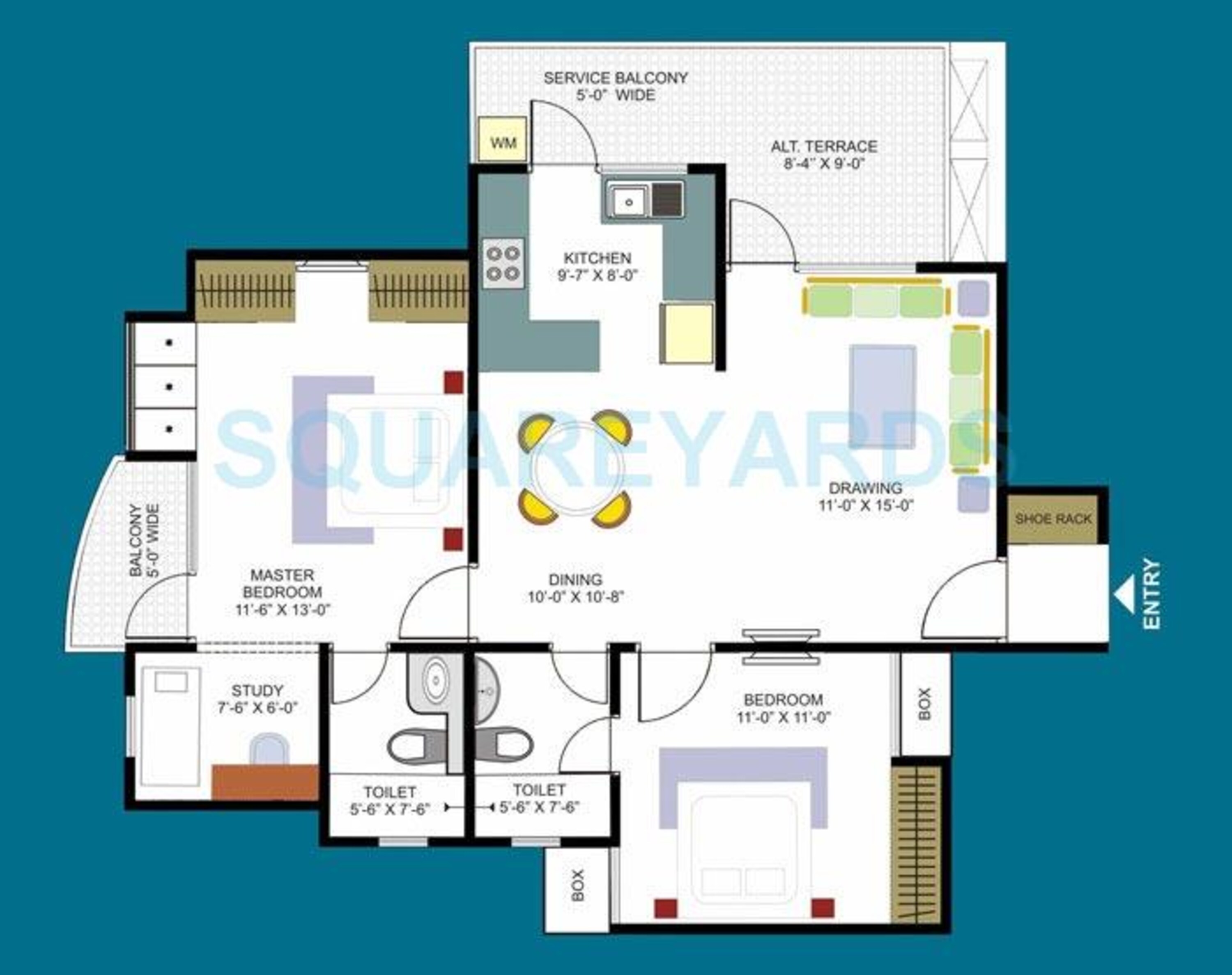 dasnac designarch e homes apartment 2bhk 1210sqft 1