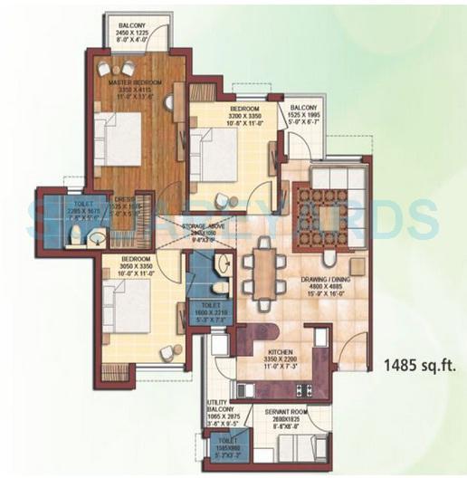 Earthcon Casa Royale Floor Plans - Noida Ext Sector 1, Greater Noida