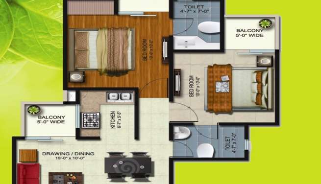 earthcon sparsh apartment 2 bhk 794sqft 20215204115250