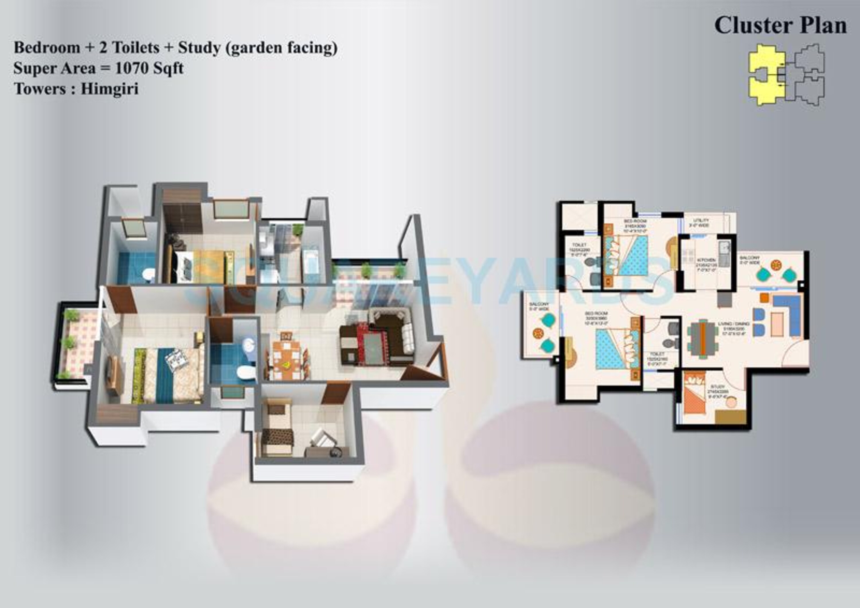 eros sampoornam apartment 2bhk 1070sqft 1