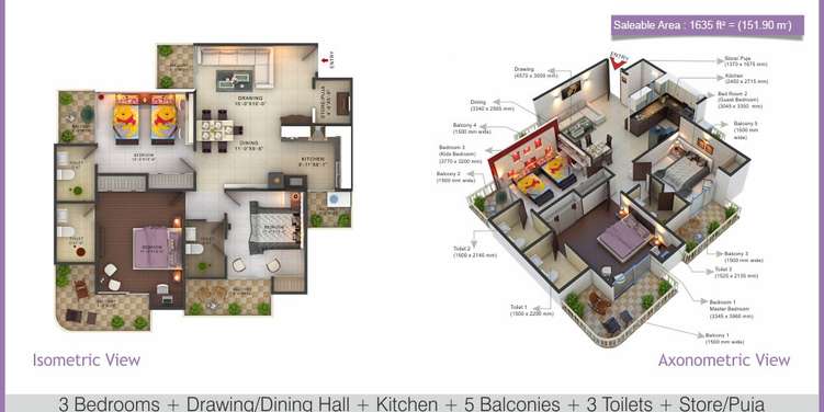 fusion homes apartment 3 bhk 1635sqft 20225406115441
