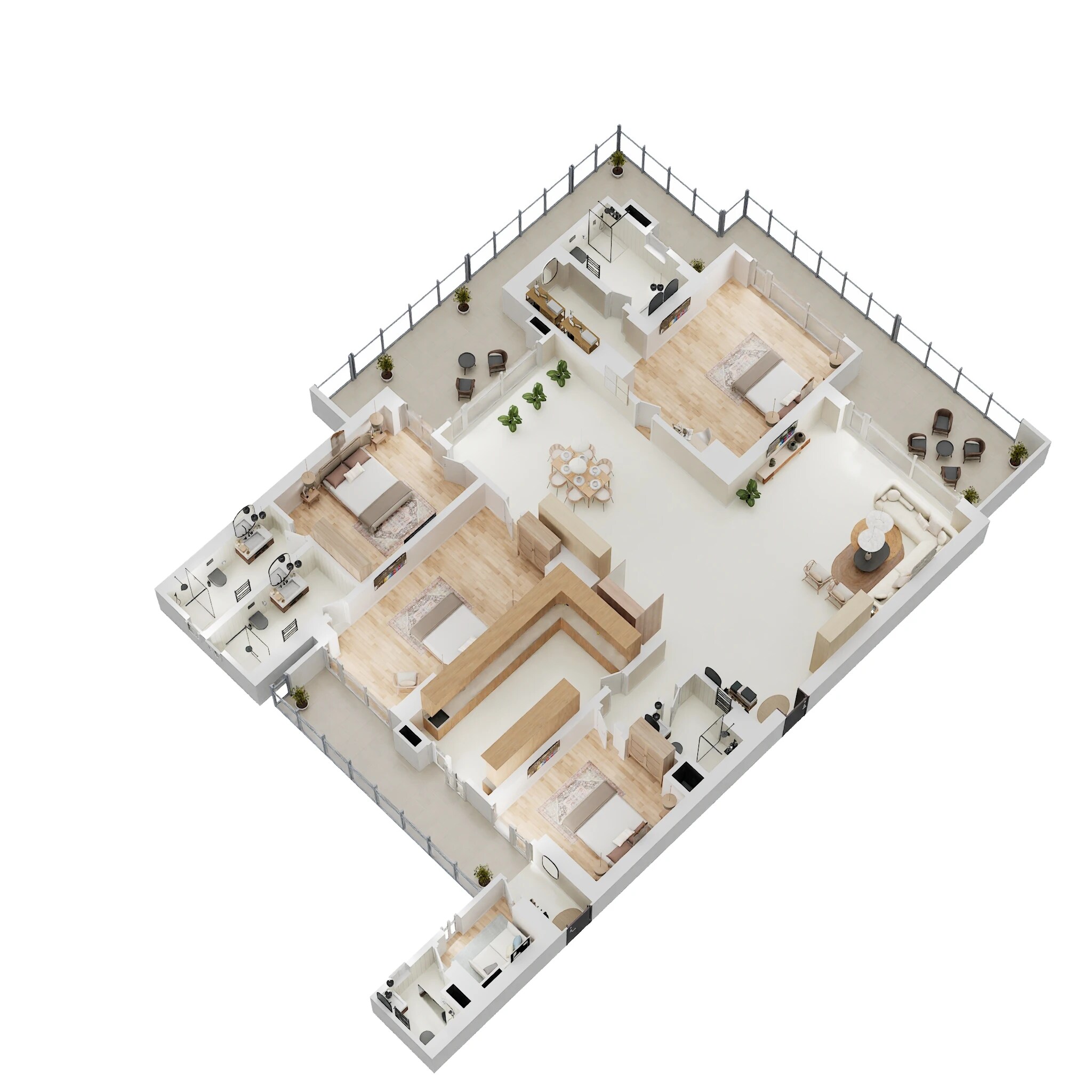 4 BHK 4770 Sq. Ft. Apartment