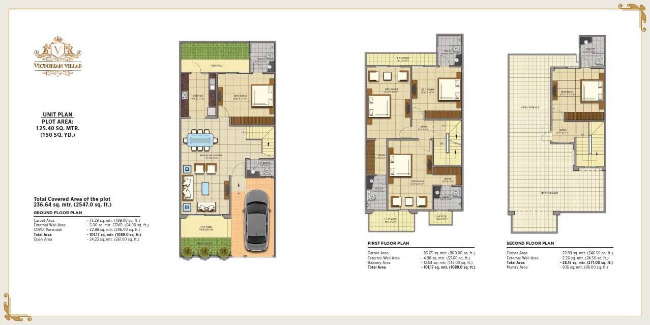 4 BHK 2547 Sq. Ft. Villa