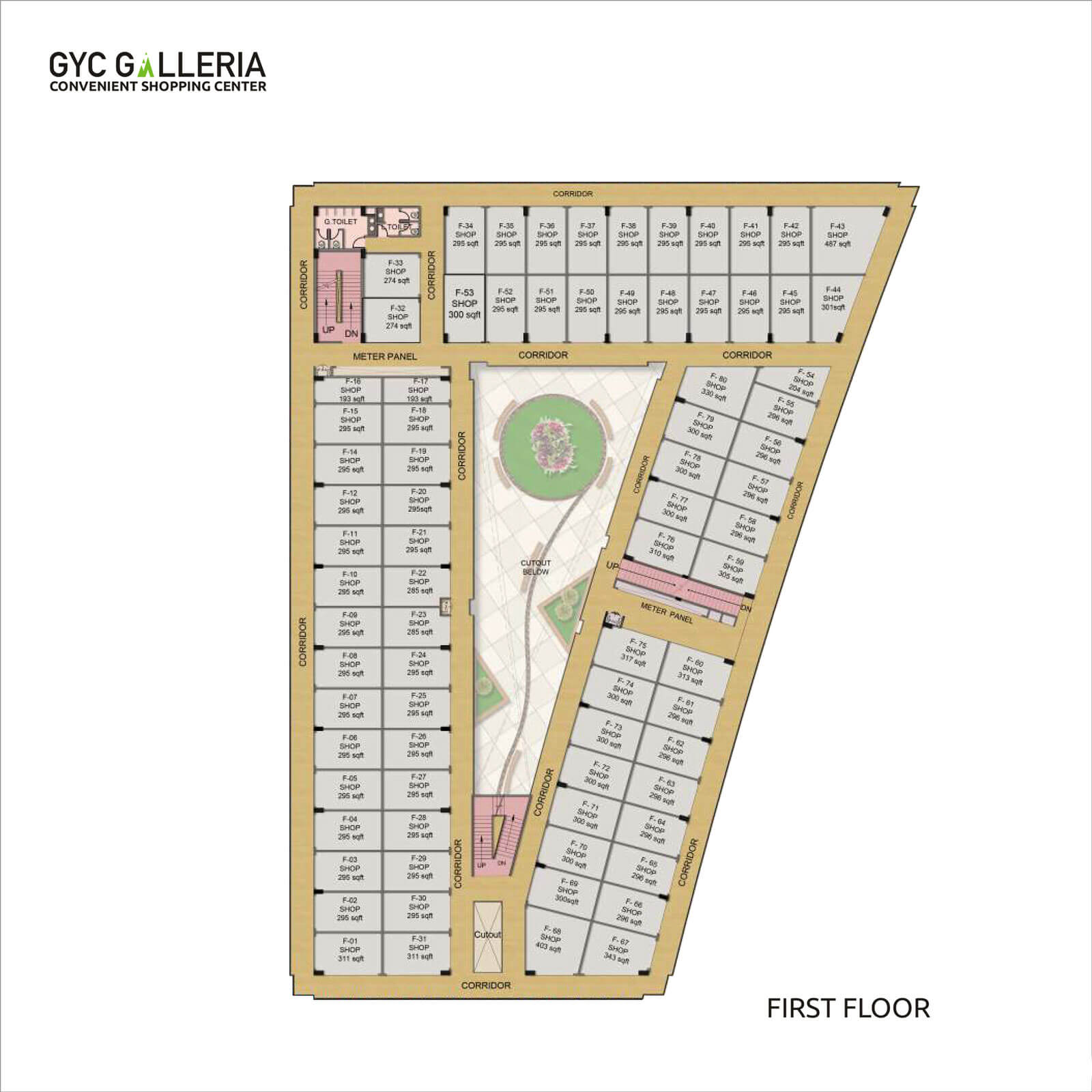 403 Sq. Ft. Retail Shop