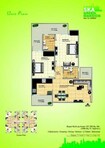 Gaursons Ska Green Mansion 2 BHK Layout