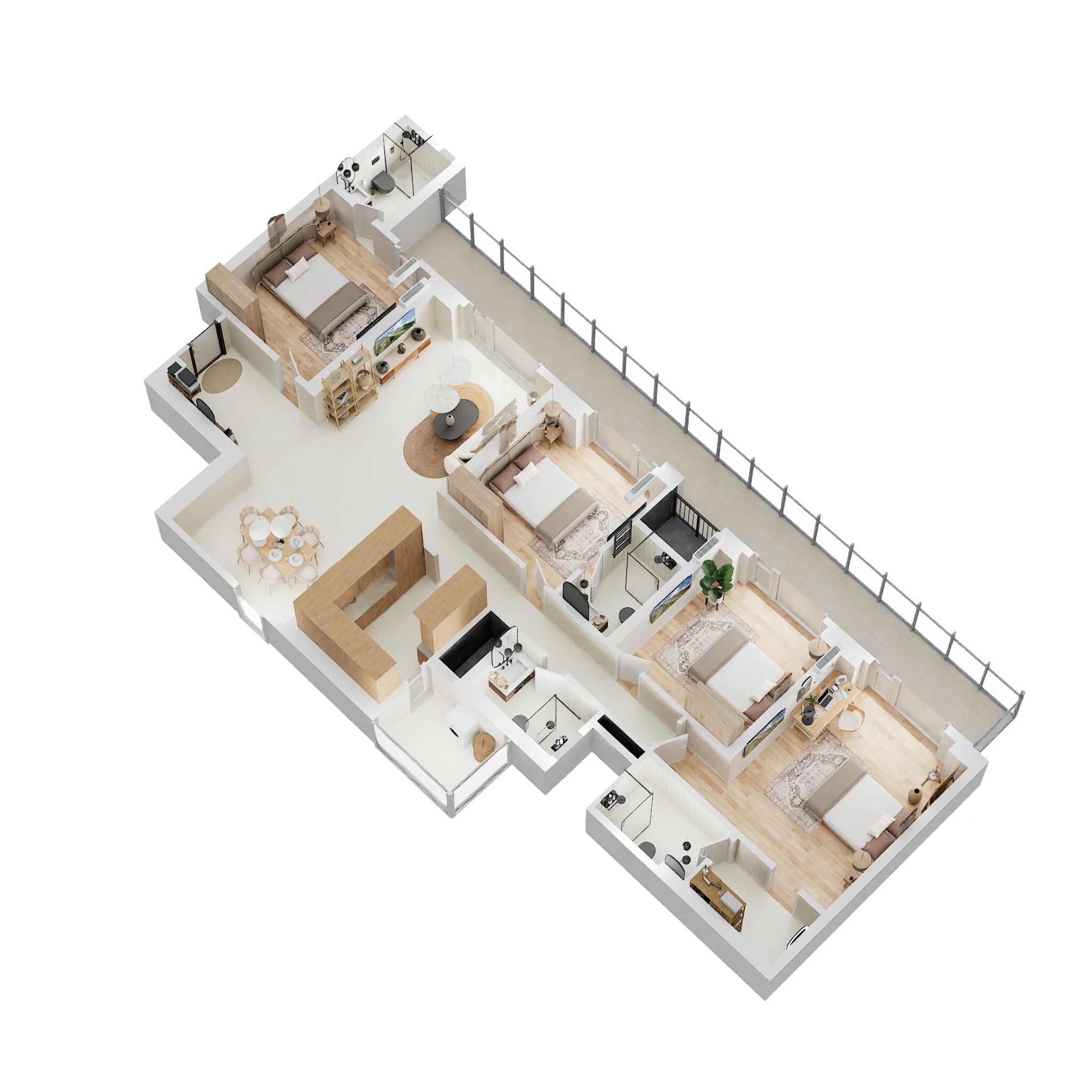 4 BHK 2575 Sq. Ft. Apartment