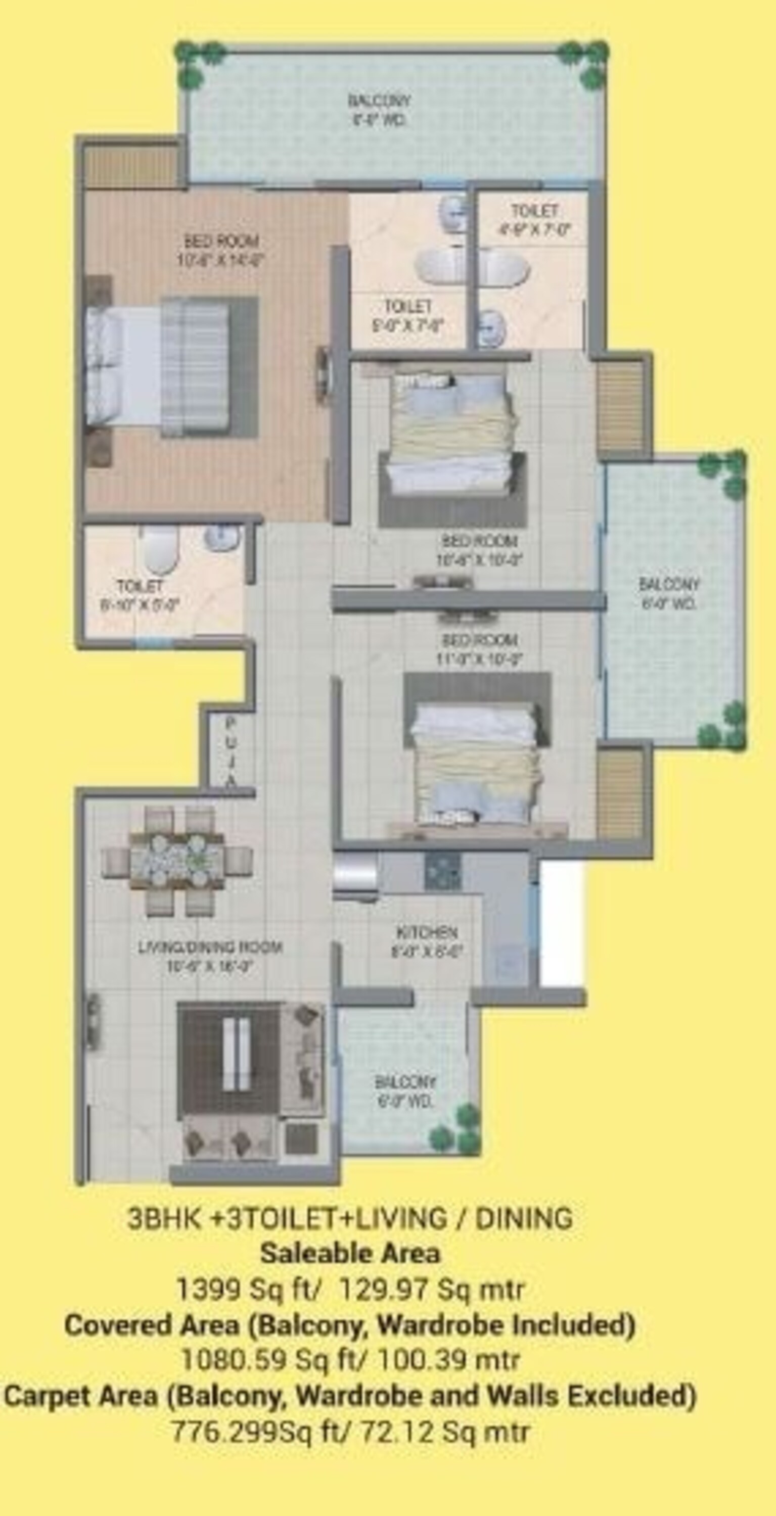 migsun twiinz apartment 3 bhk 1399sqft 20230017150059