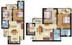 Omaxe Orchid Avenue 2 BHK Layout