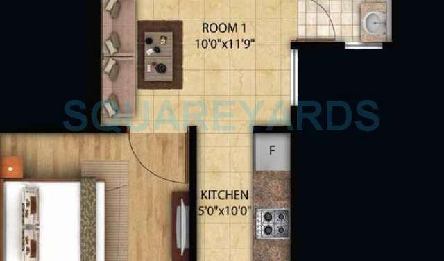 omson star residency apartment 2bhk 675sqft 1