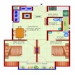 Palm Pristine Greens 2 BHK Layout