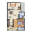 Palm Pristine Greens 2 BHK Layout