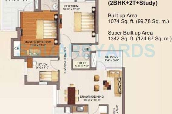 rg luxury homes apartment 2bhk 1342sqft 101