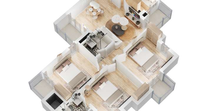 rg luxury homes apartment 3bhk 1400sqft 101