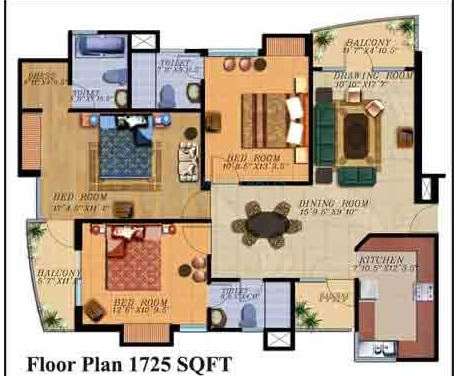 shourya alstonia apartment apartment 3bhk 1725sqft 1