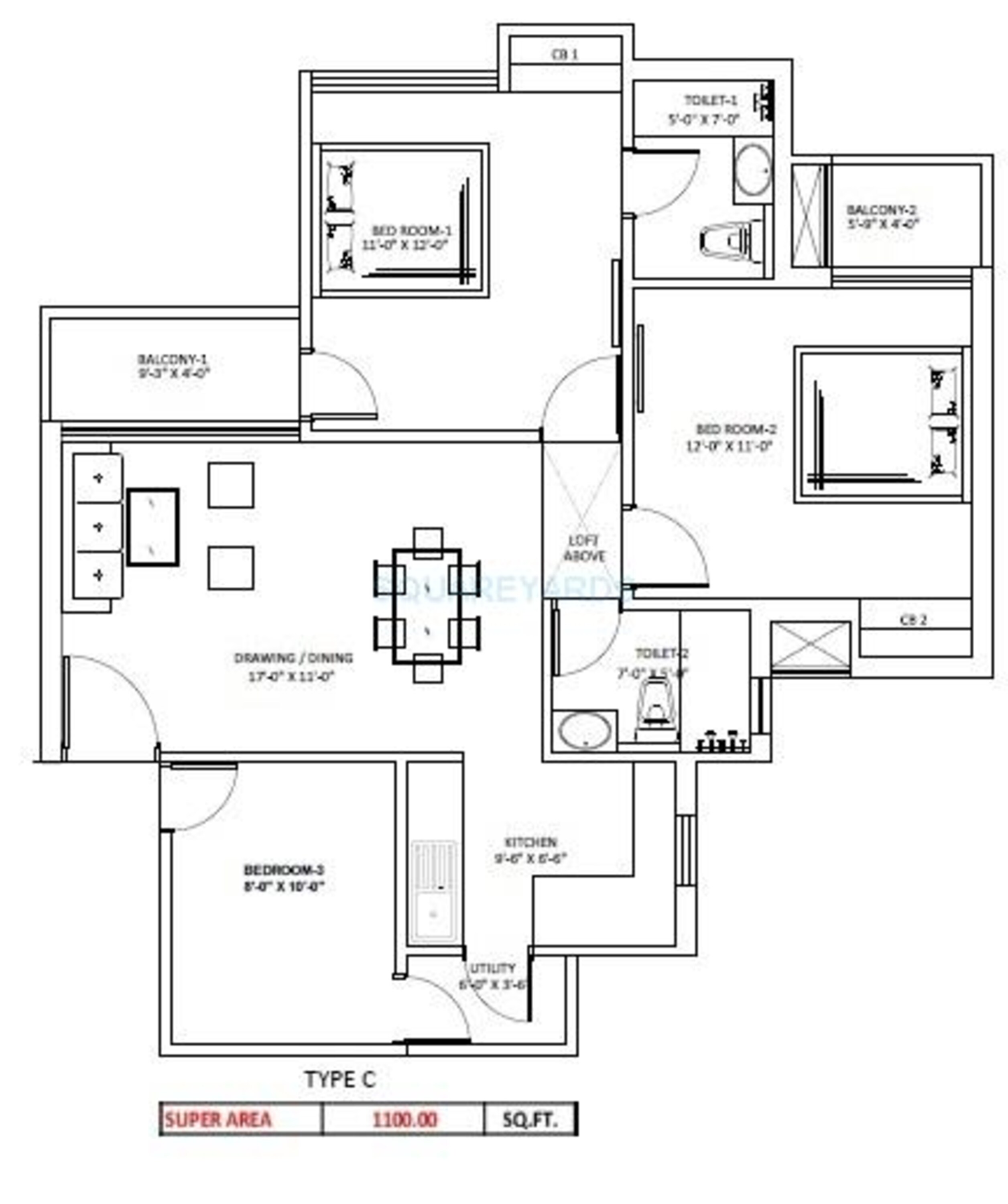 sikka kaamya greens apartment 3bhk 1100sqft 1