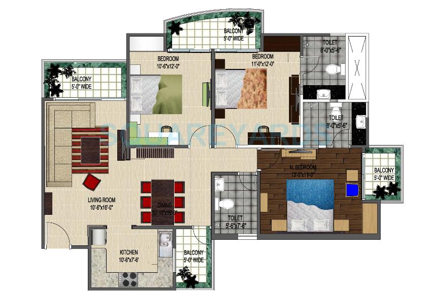 Strategic Royal Court in Noida Ext Sector 16, Greater Noida 44.09 Lac