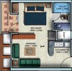 Supertech Oxford Suites Studio Layout