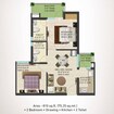 Supertech Shaan 2 BHK Layout