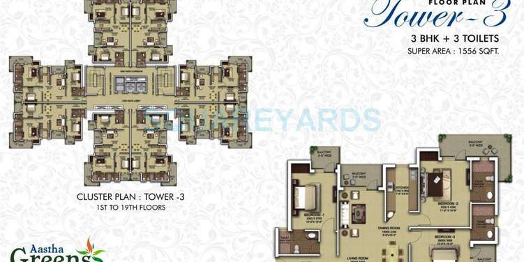 surya aastha greens apartment 3bhk 1556sqft 1