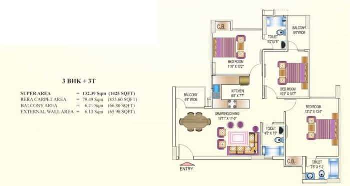 today kings park apartment 3 bhk 1425sqft 20202611182639